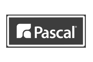 Logo of Pascal, featuring a stylized letter 'P' alongside the brand name in a clean font.
